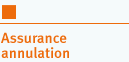 Assurance annulation