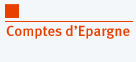 Compte d'&eacute;pargne