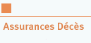 Assurances d&eacute;c&egrave;s