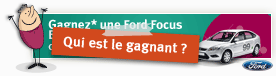 Gagnez une Ford Focus ECOnetic 2 d'une valeur de 22.400 EUR!