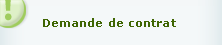 Demande de contrat