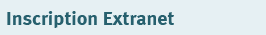 Inscription Extranet