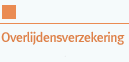 Overlijdensverzekering