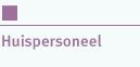 Verzekering huispersoneel