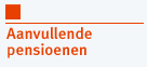 Aanvullende pensioenen