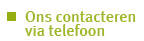 Ons contacteren via telefoon