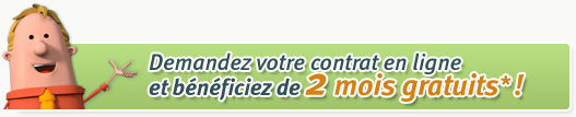 Maintenant 2 mois gratuits!