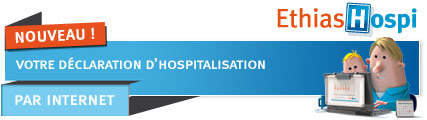 Nouveau : votre déclaration d'hospitalisation par internet