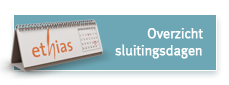 Overzicht sluitingsdagen