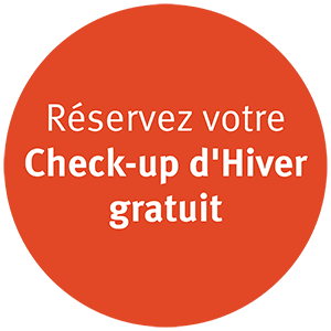 Réservez otre Check-up d'Hiver gratuit