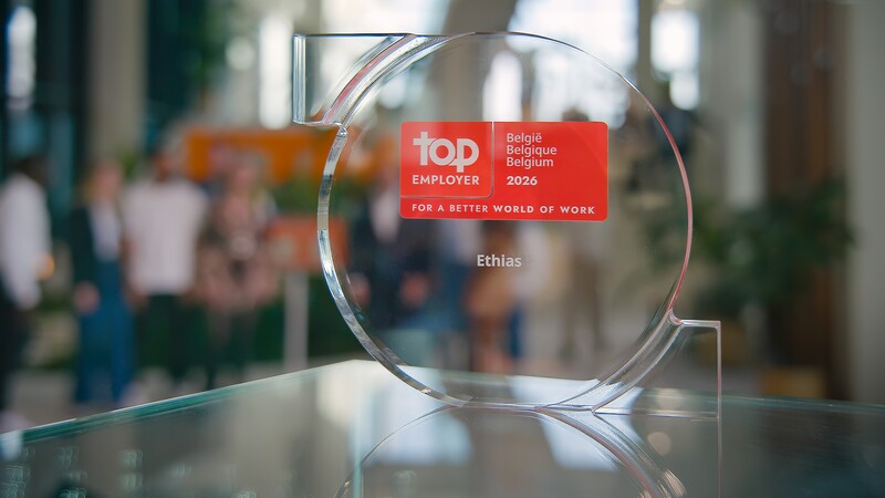 Ethias, pour la 5e année consécutive, Top Employer !