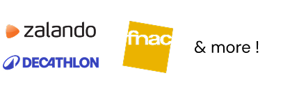 Zalando, decathlon, fnac, & more logo