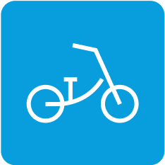 Fiets, step of ander zacht vervoersmiddel