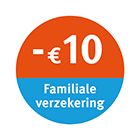 € 10 vaste korting op de Familiale verzekering