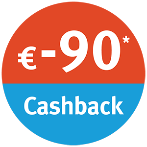 € -90 Cashback