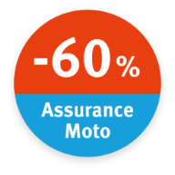 Profitez de - 60 % sur votre assurance Moto.
