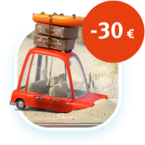 Tot -30€ korting op onze reisbijstand
